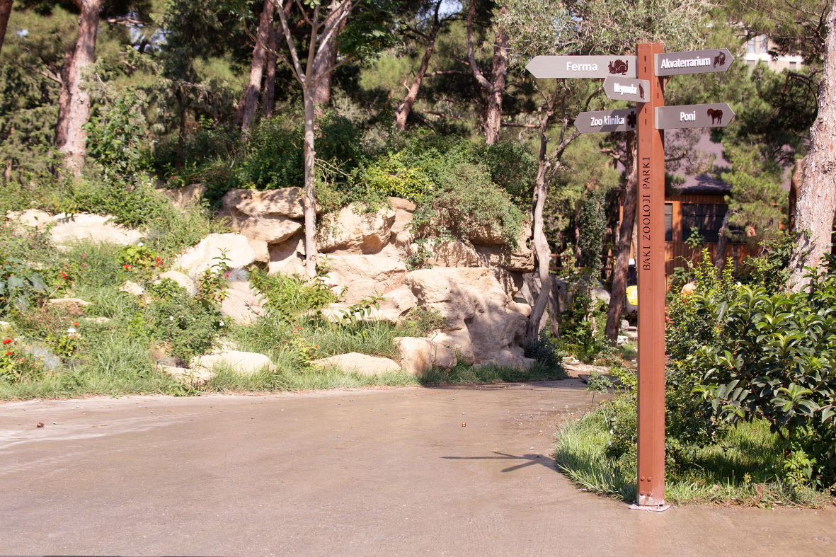 Customizable Route Sign Baku Zoo Park · More Solutions - IDEA.AZ