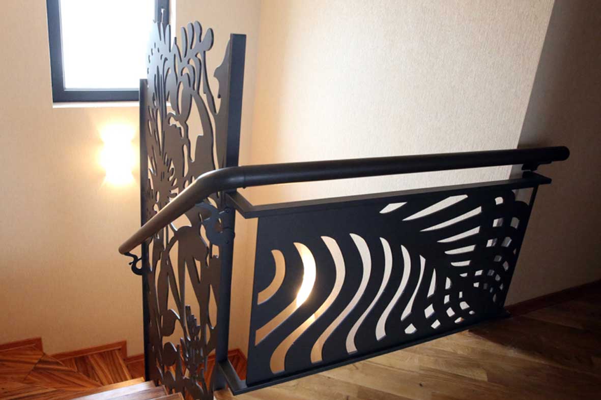 Art panel with Handrails · Balustrades & Handrails - IDEA.AZ