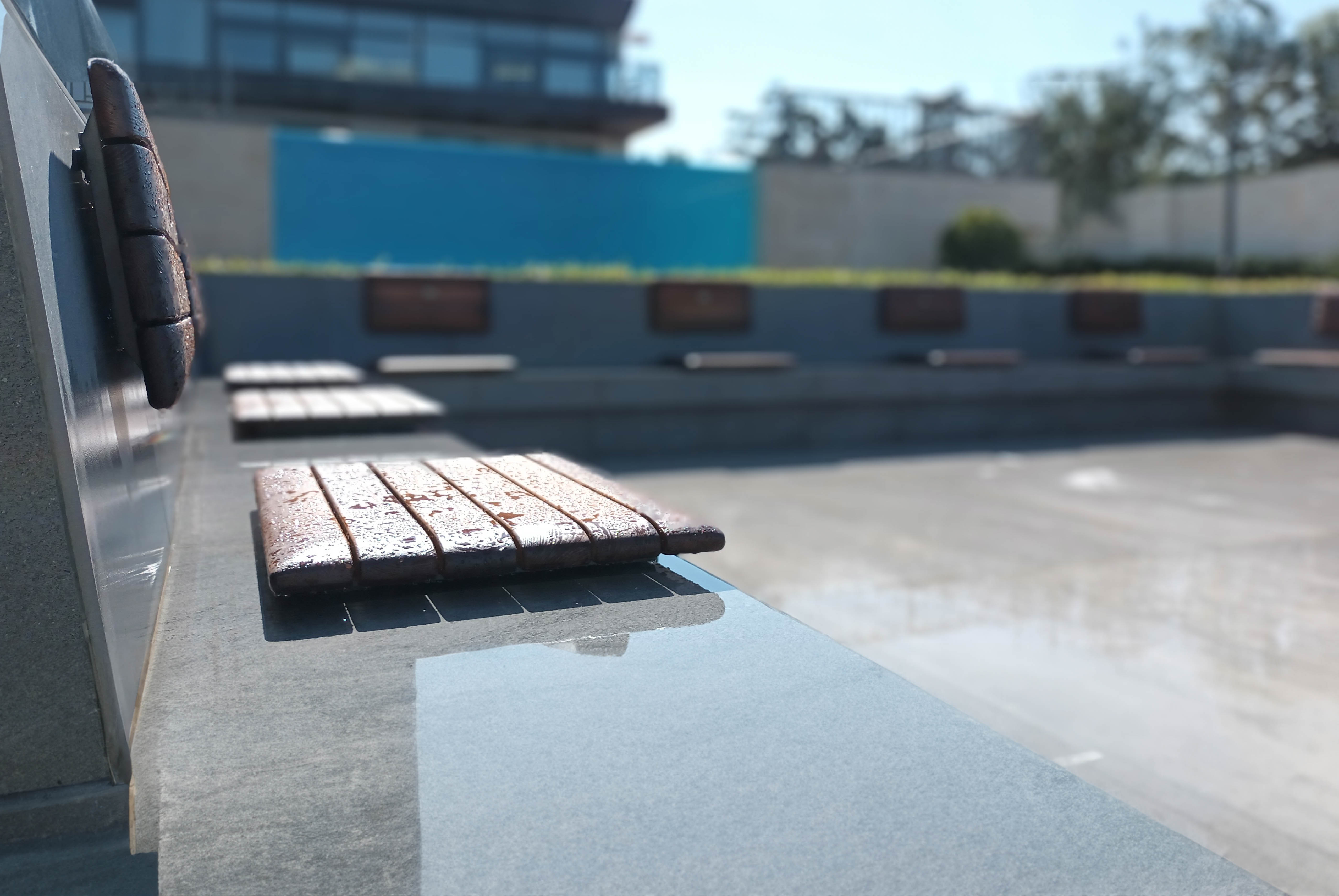 Seating on concrete · Customized Benches - IDEA.AZ