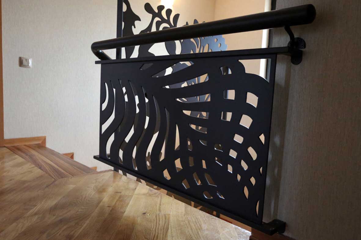 Art panel with Handrails · Balustrades & Handrails - IDEA.AZ