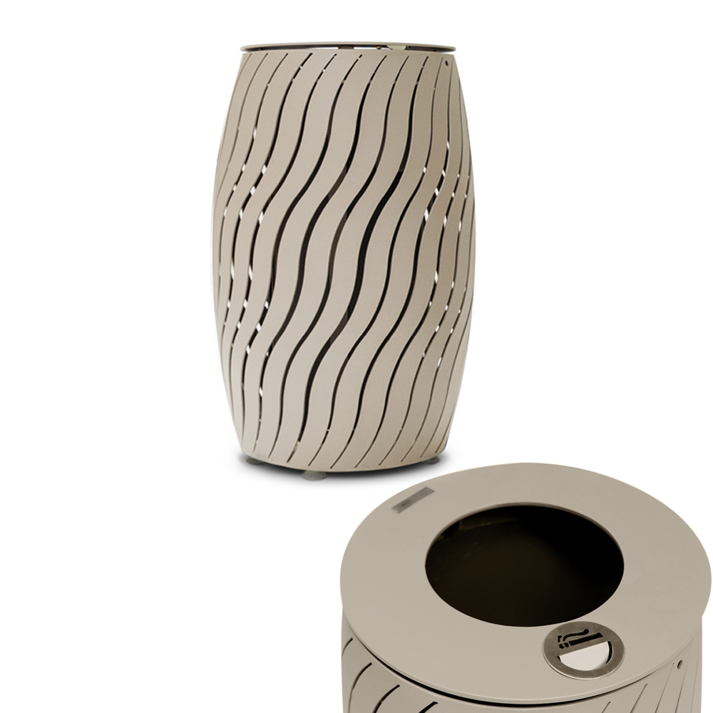Amor Wave with ashtray · Litter & Recycling Bins - IDEA.AZ