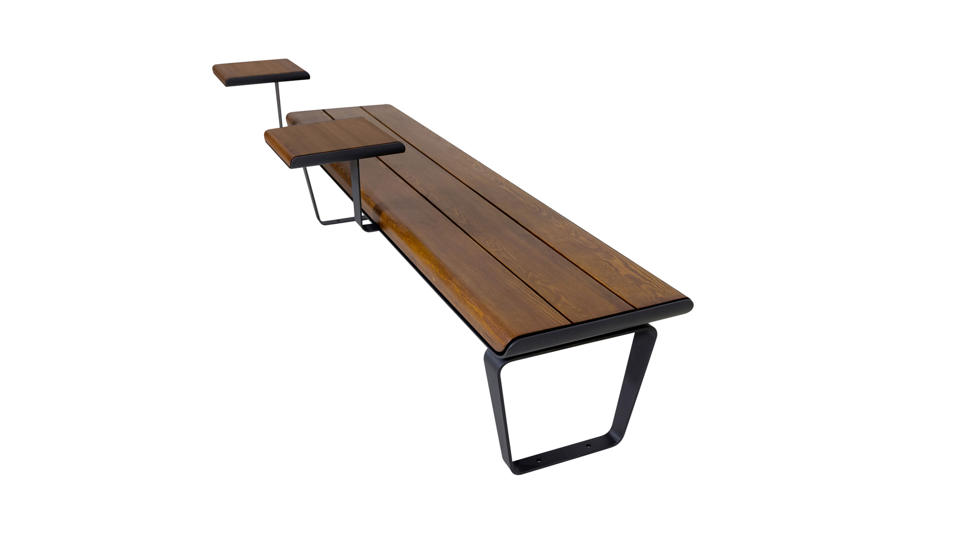 Plain Bench with coffee Stand · Bancos - IDEA.AZ